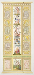バチカンのラファエルロッジアのパネル、「Delle Loggie di Rafaele nel Vaticano」、ジョヴァンニボルパト（1735-1803）、1775年、c.1775-77（手塗りの彫刻）によって彫刻（17645も参照）
